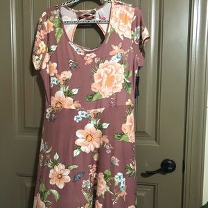 Pink with flower dress